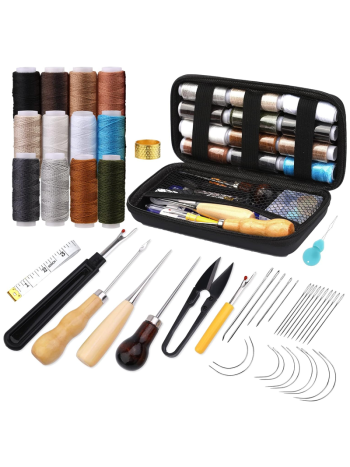 Professional Leather & Upholstery Sewing Kit (48 Piece)