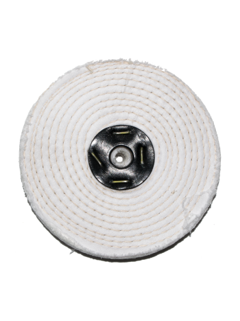 White Cotton Polishing Mop (6" x 2")