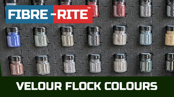 Velour Flock Fibre Colours
